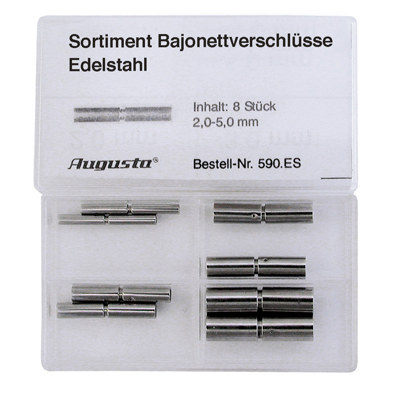 Sortiment Bajonettverschlüsse 2 - 5 mm Sortiment Bajonettverschlüsse 2 - 5 mm