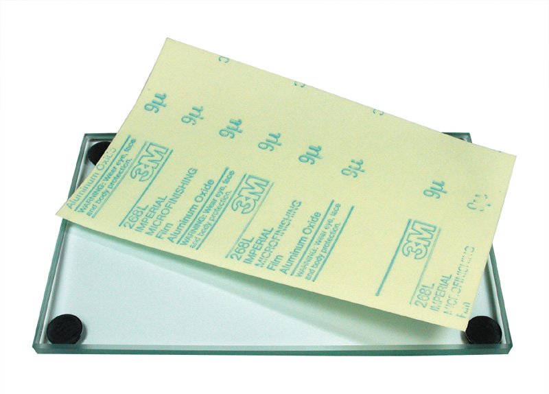 Schmirgel-Folie Set inkl. Glasplatten Schmirgel-Folie Set inkl. Glasplatten