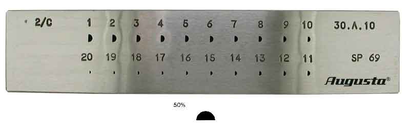 Zieheisen halbrund Ø 6,0 - 3,0 mm