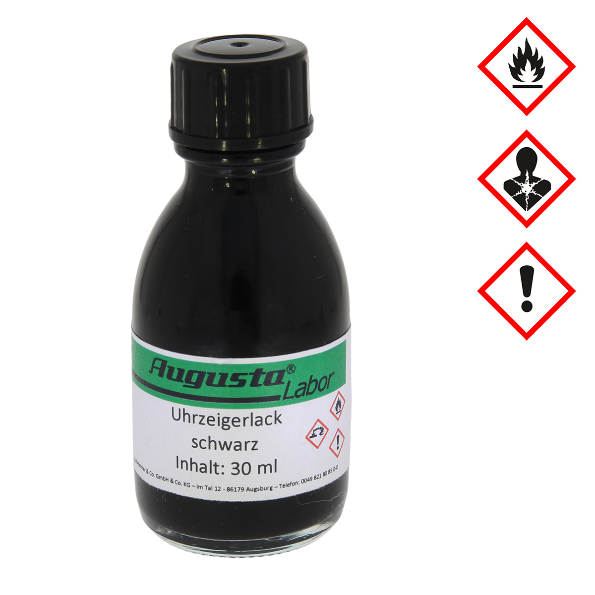 Zeigerlack schwarz Zeigerlack schwarz