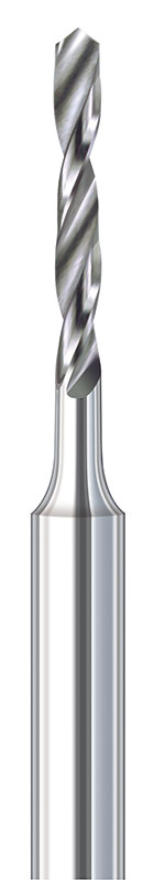 Spiralbohrer Hartmetall Form 203 - 0,80 mm