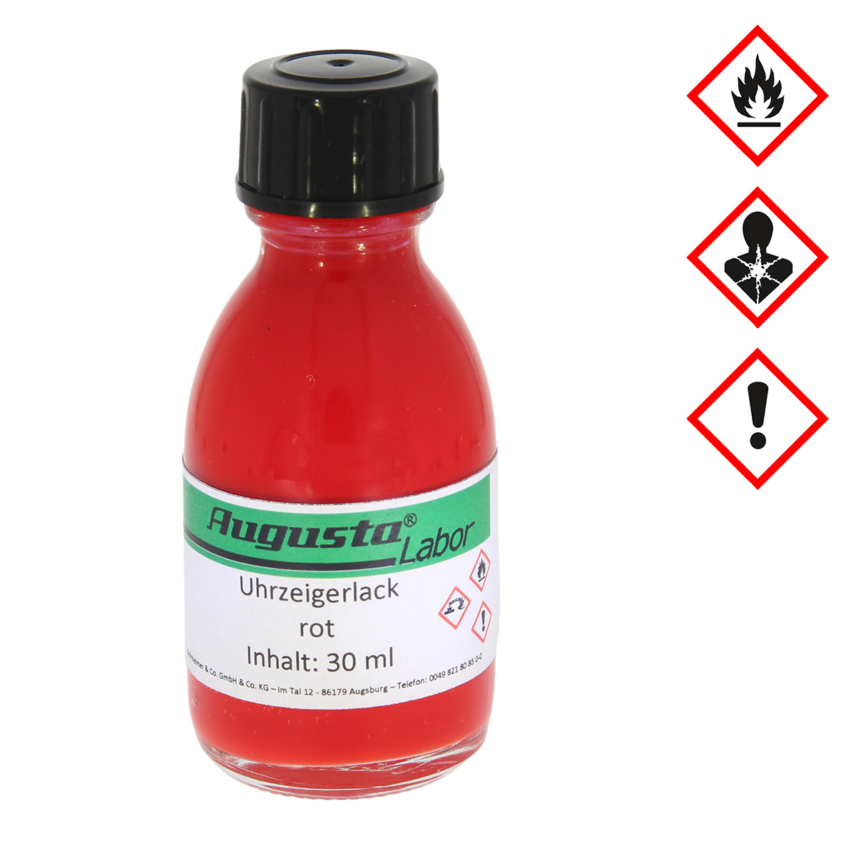 Zeigerlack rot Zeigerlack rot