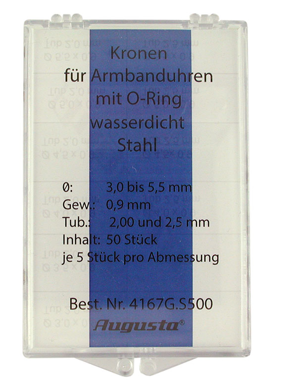 Sortiment Kronen mit O-Ring Stahl