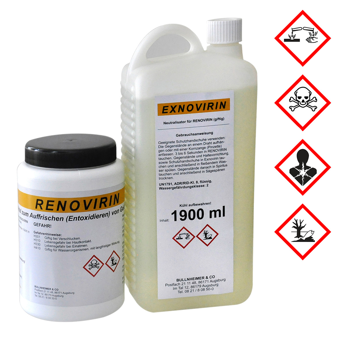 Entoxydationsmittel Renovirin-Exnovirin Entoxydationsmittel Renovirin-Exnovirin