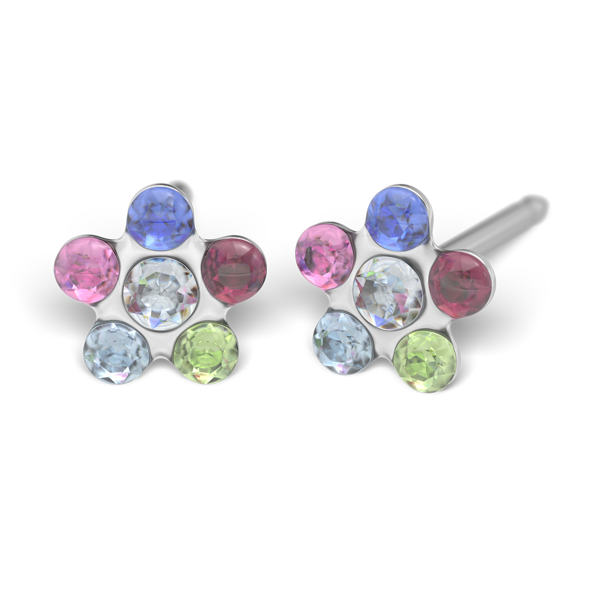 System 75 Erstohrstecker weiß