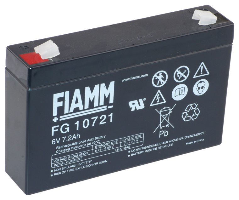 FIAMM Blei-Akku FG 10721 6V, 7200 mAh FIAMM Blei-Akku FG 10721 6V, 7200 mAh