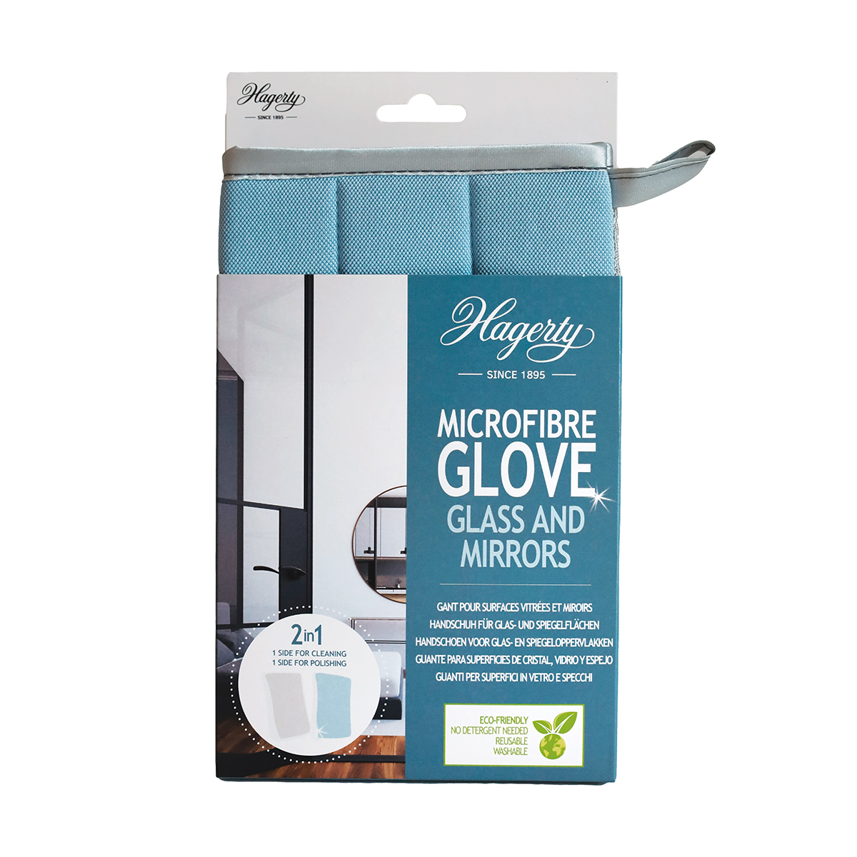 Hagerty Microfibre Glove Glass and Mirrows