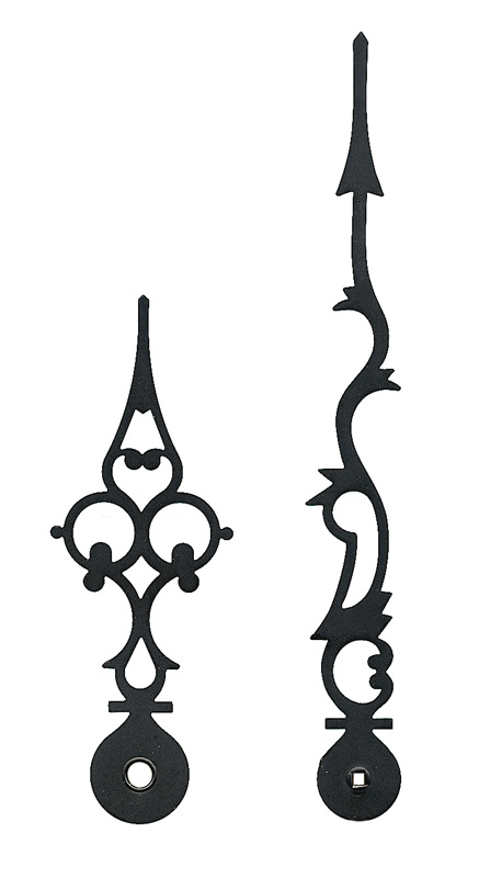 Großuhrzeiger schwarz 135/86 mm Großuhrzeiger schwarz 135/86 mm