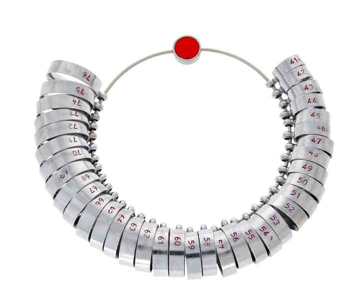 Ringmaß Umfang 41 - 76 mm