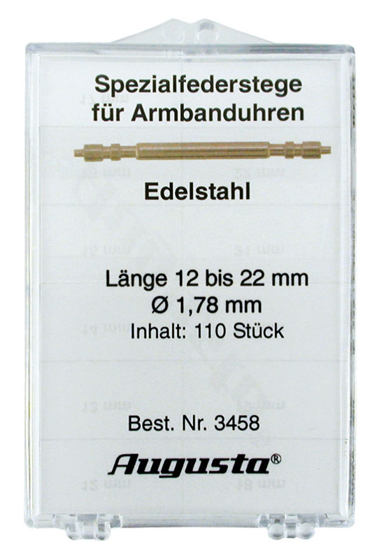 Sortiment Spezialfederstege für Armbanduhren