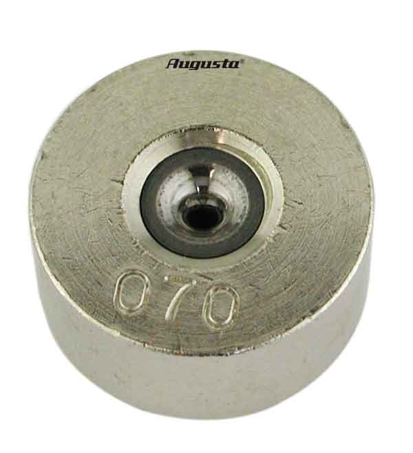 Ziehstein rund Ø 25x12 mm