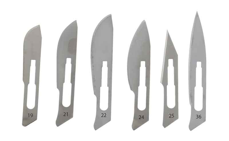 Skalpellklingen Form 22