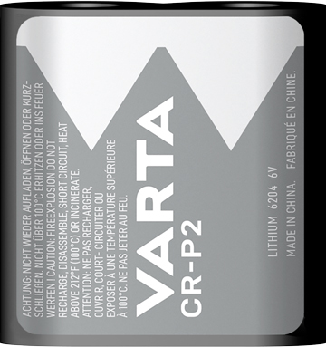 Varta Fotobatterien Lithium CR-P2