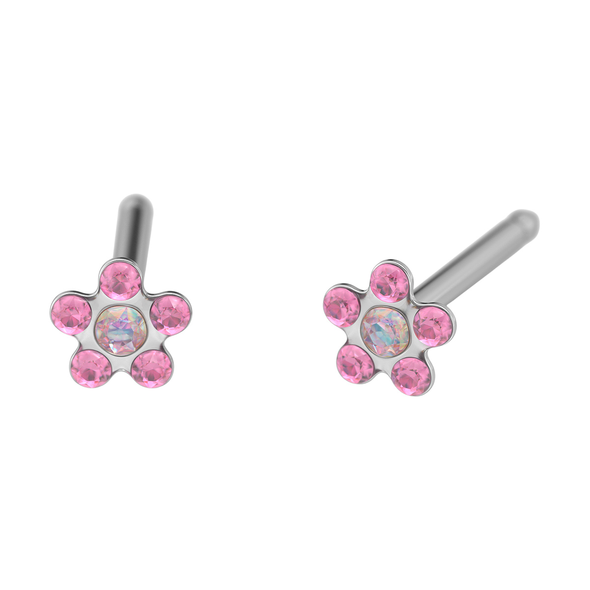 27582_6015 System 75 Kids Line Erstohrstecker weiß