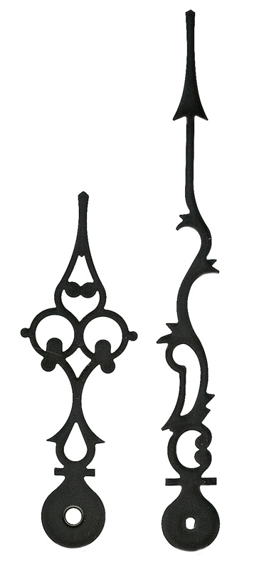 Großuhrzeiger schwarz 160/100 mm Großuhrzeiger schwarz 160/100 mm