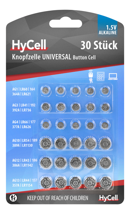 30HY_AA HyCell Power Solution Set Knopfzellen