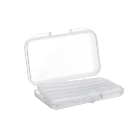 Transparentes Wachs zum Positionieren von Schmuck