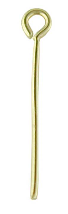 Kettelstift 15 mm mit Öse, Silber Kettelstift 15 mm mit Öse, Silber