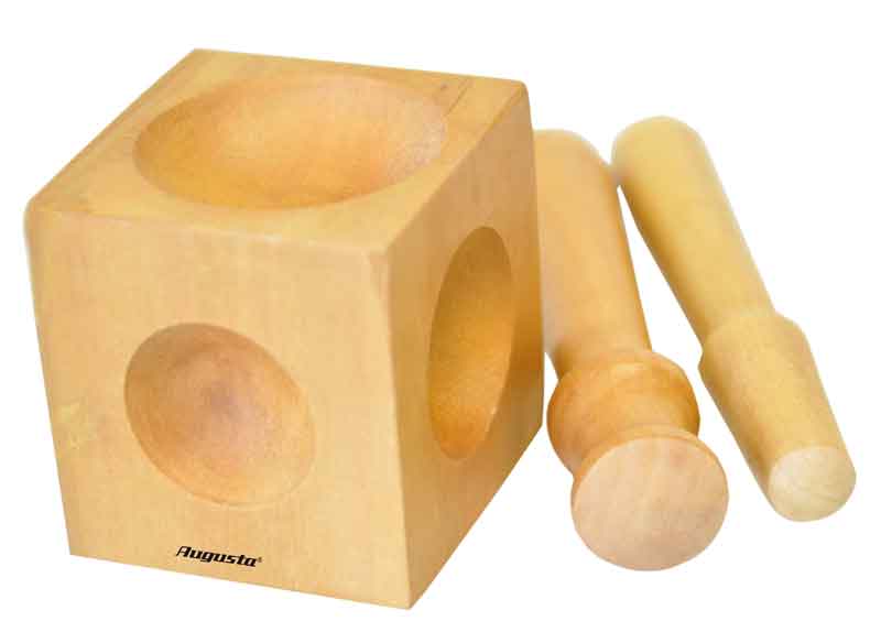 Holzanke mit 2 Punzen