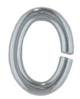 708O.79907 Binderinge oval Silber rhodiniert