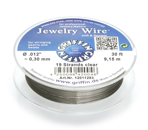 Griffin Jewelry Wire Ø 0,30 mm transparent
