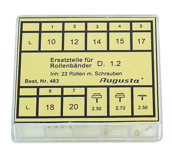 Sortiment Schraubmittelbandstege gelb