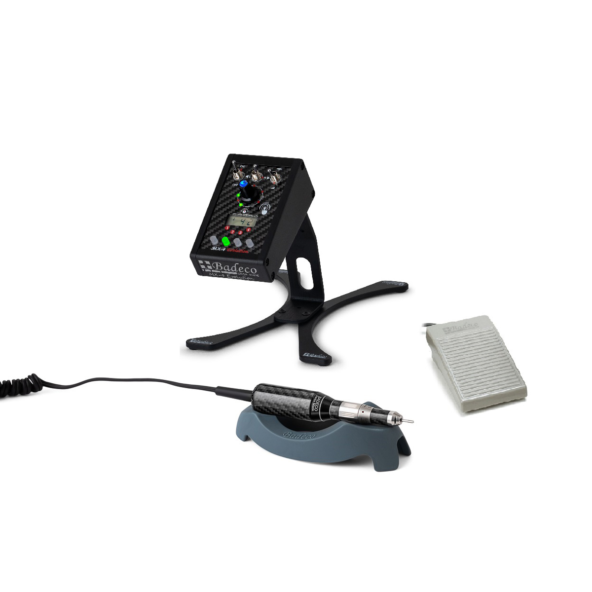 Badeco MX-4 Evolution Strong Kit mit Mikromotor RS2000 Badeco MX-4 Evolution Strong Kit mit Mikromotor RS2000