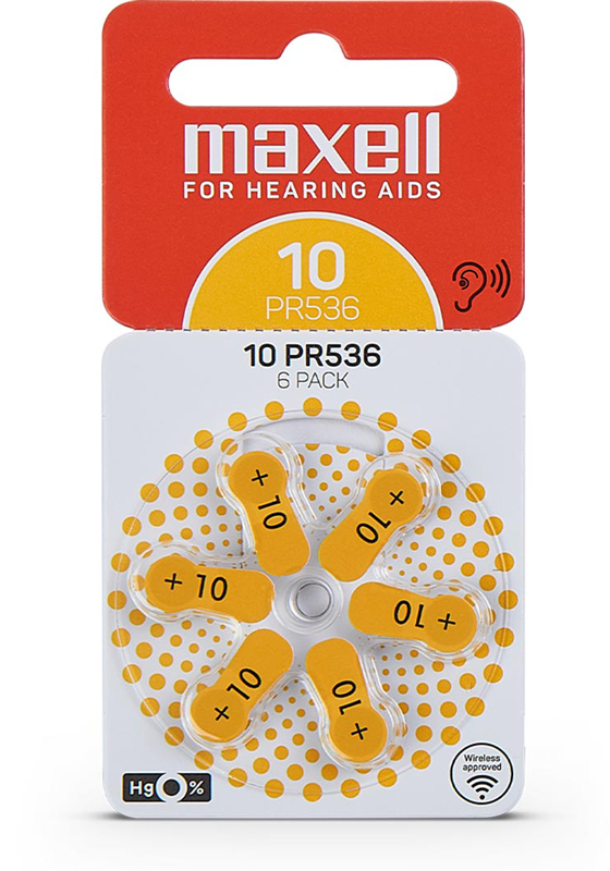 Maxell Hörgerätebatterien 10 Maxell Hörgerätebatterien 10