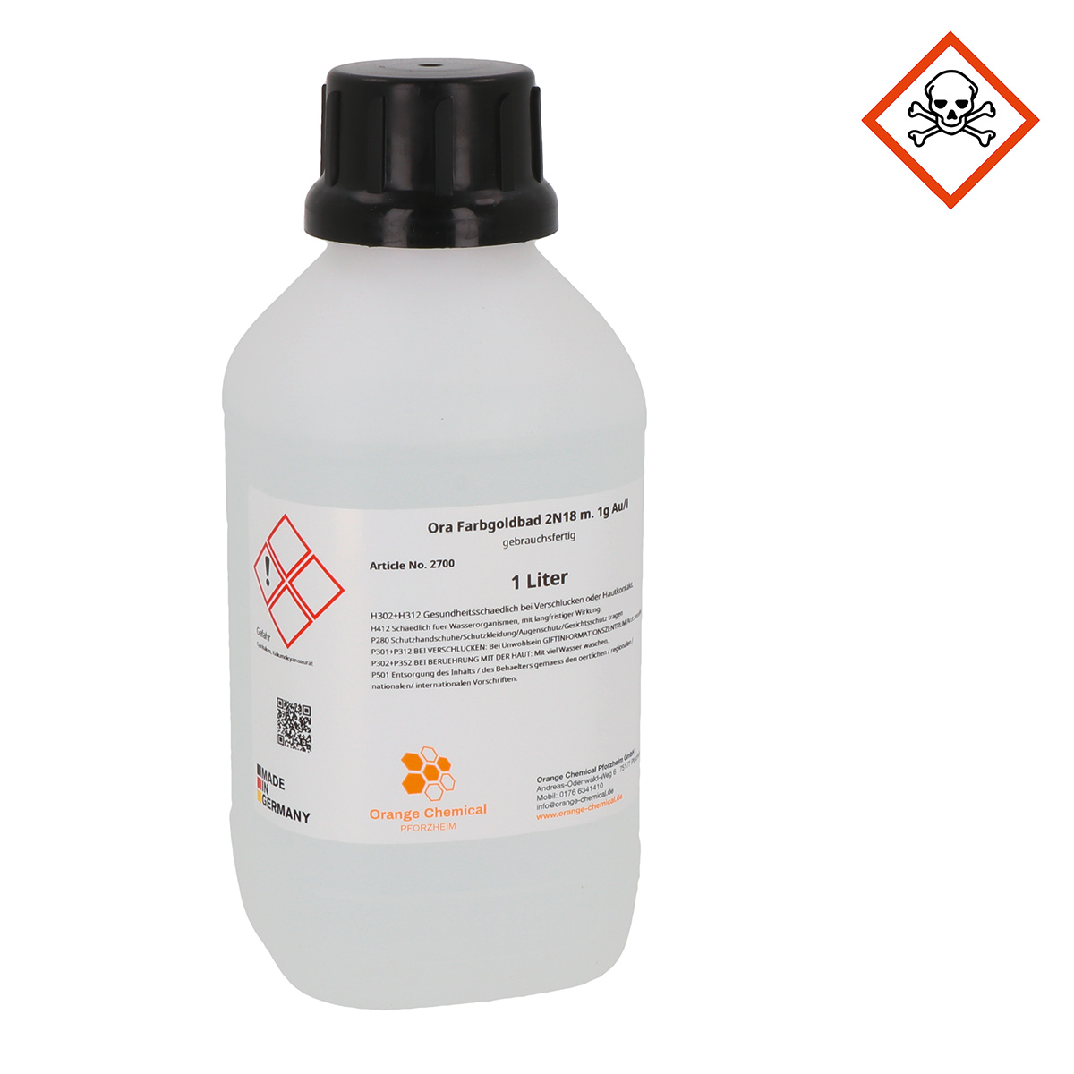 Ora Farbgoldbad 18 kt (1N18) Ora Farbgoldbad 18 kt (1N18)