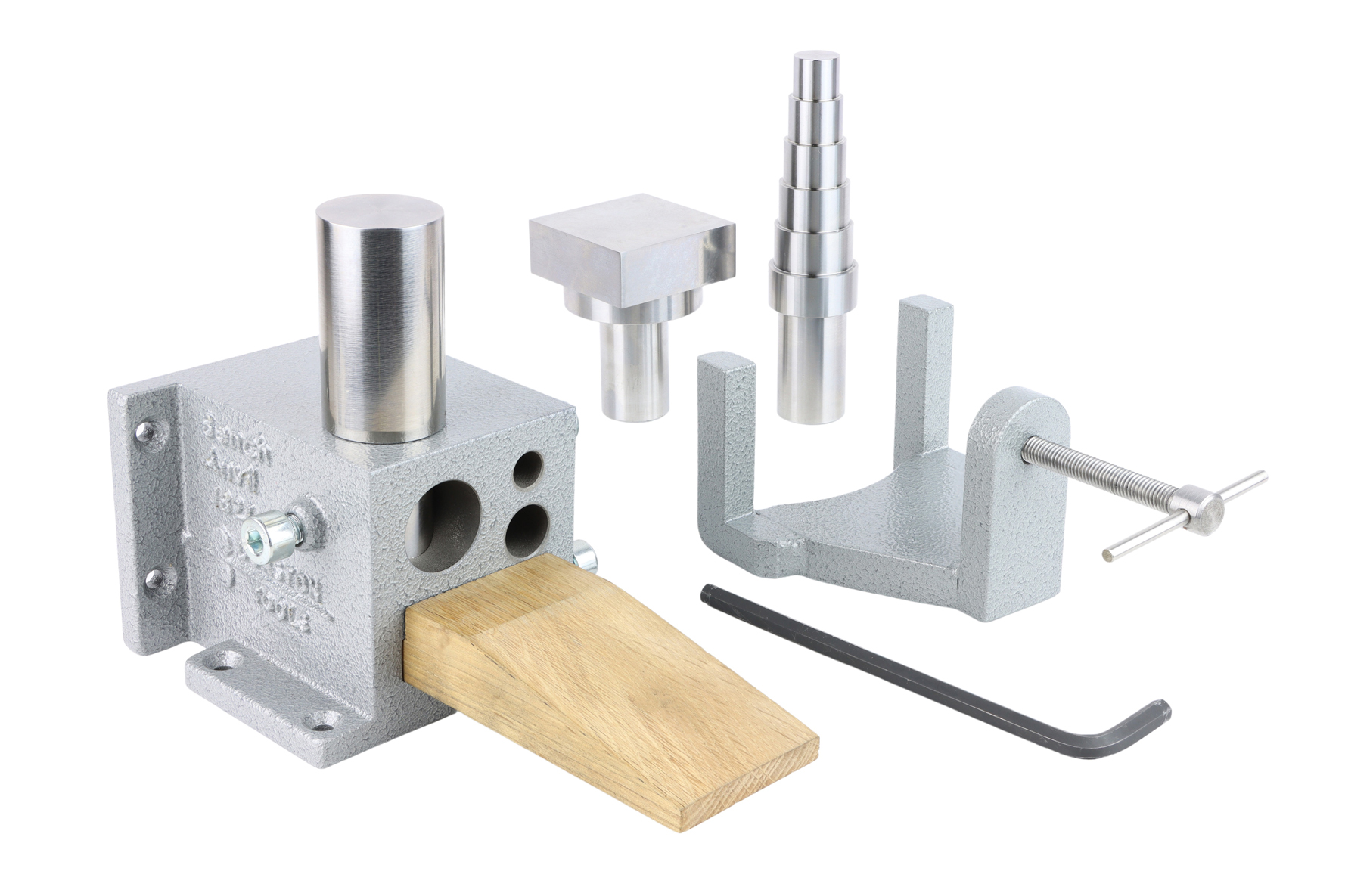 Durston Amboss mit Satz für Mehrfachverformung Durston Amboss mit Satz für Mehrfachverformung