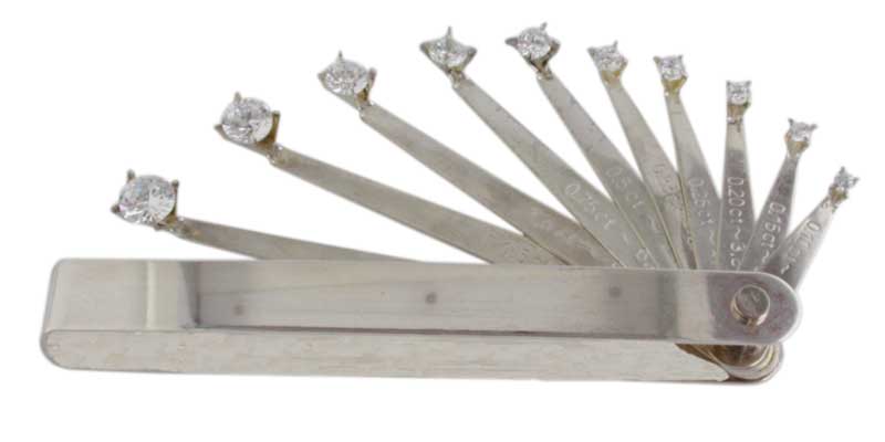 Diamantmaß 0,10 - 2 kt