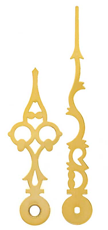 Großuhrzeiger gelb 103/72 mm Großuhrzeiger gelb 103/72 mm