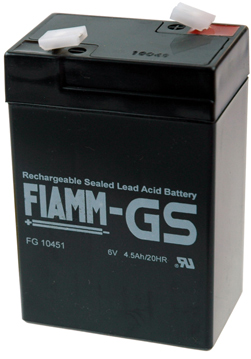 FIAMM Blei-Akku FG 10451 6V, 4500 mAh FIAMM Blei-Akku FG 10451 6V, 4500 mAh