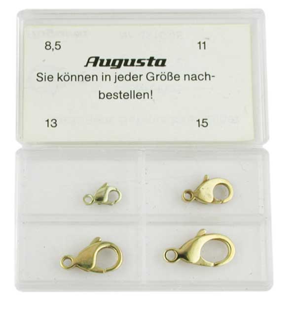 Sortiment Schmuckkarabiner 8,5 - 15 mm Sortiment Schmuckkarabiner 8,5 - 15 mm