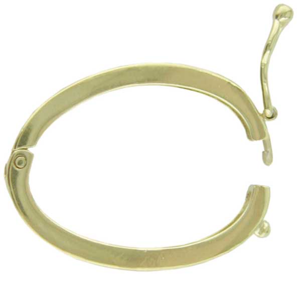 Ketten-Clip groß, oval glatt, Silber Ketten-Clip groß, oval glatt, Silber