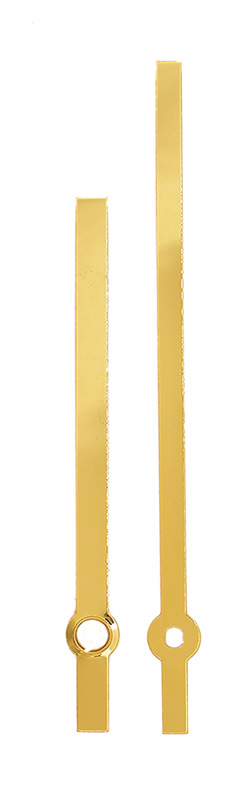 Großuhrzeiger gelb 95/72 mm Großuhrzeiger gelb 95/72 mm