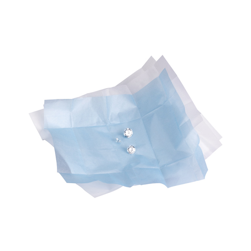 Diamantpapier blau/weiß