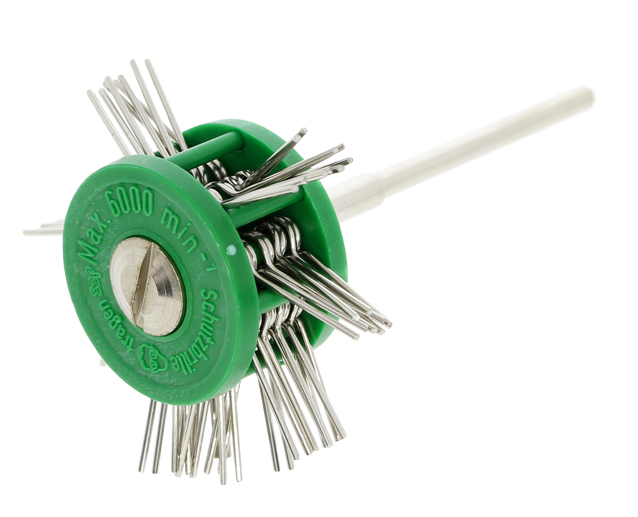 Mattschlagbürste grün