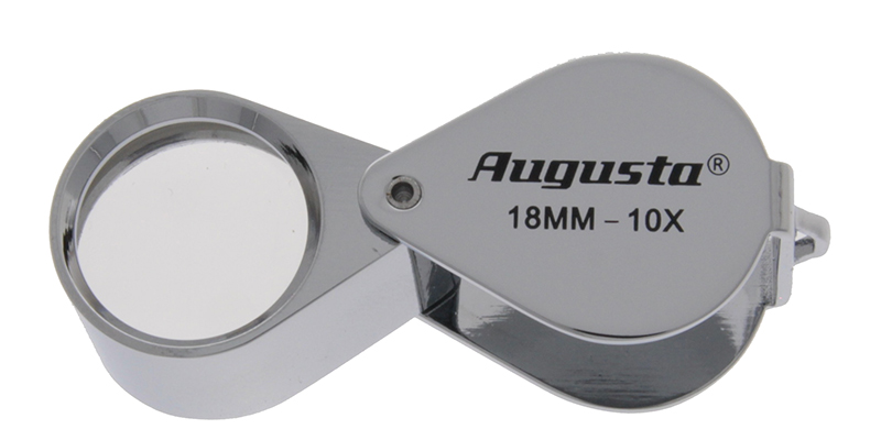 Taschenlupe chrom 10X Taschenlupe chrom 10X