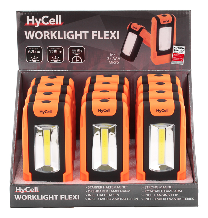 HyCell Werkstattleuchte COB LED Flexi