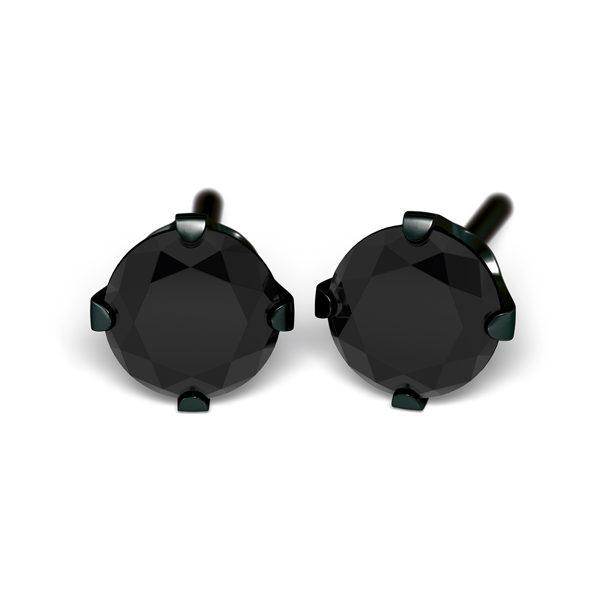 System 75 Erstohrstecker schwarz