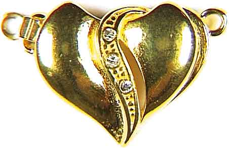 Schmuckschließe Silber vergoldet Schmuckschließe Silber vergoldet