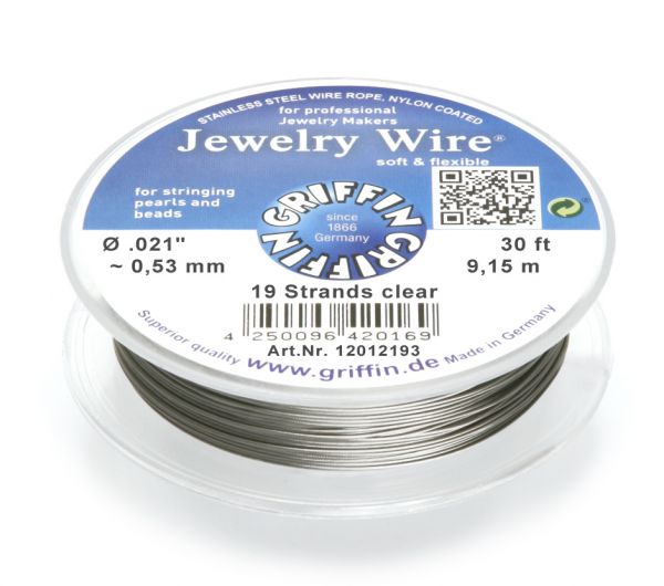 Griffin Jewelry Wire Ø 0,53 mm transparent