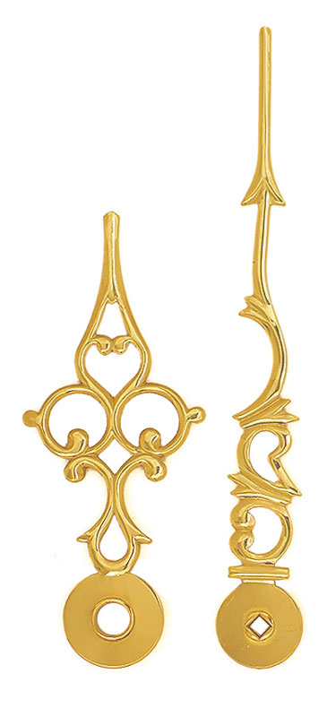 Großuhrzeiger gelb 88/60mm