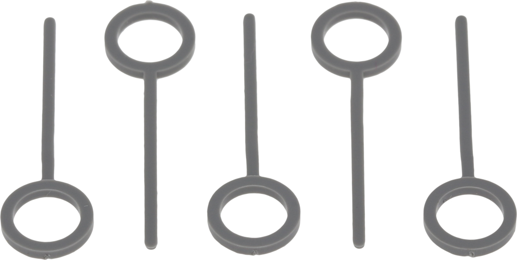 Weckerstellzeiger grau