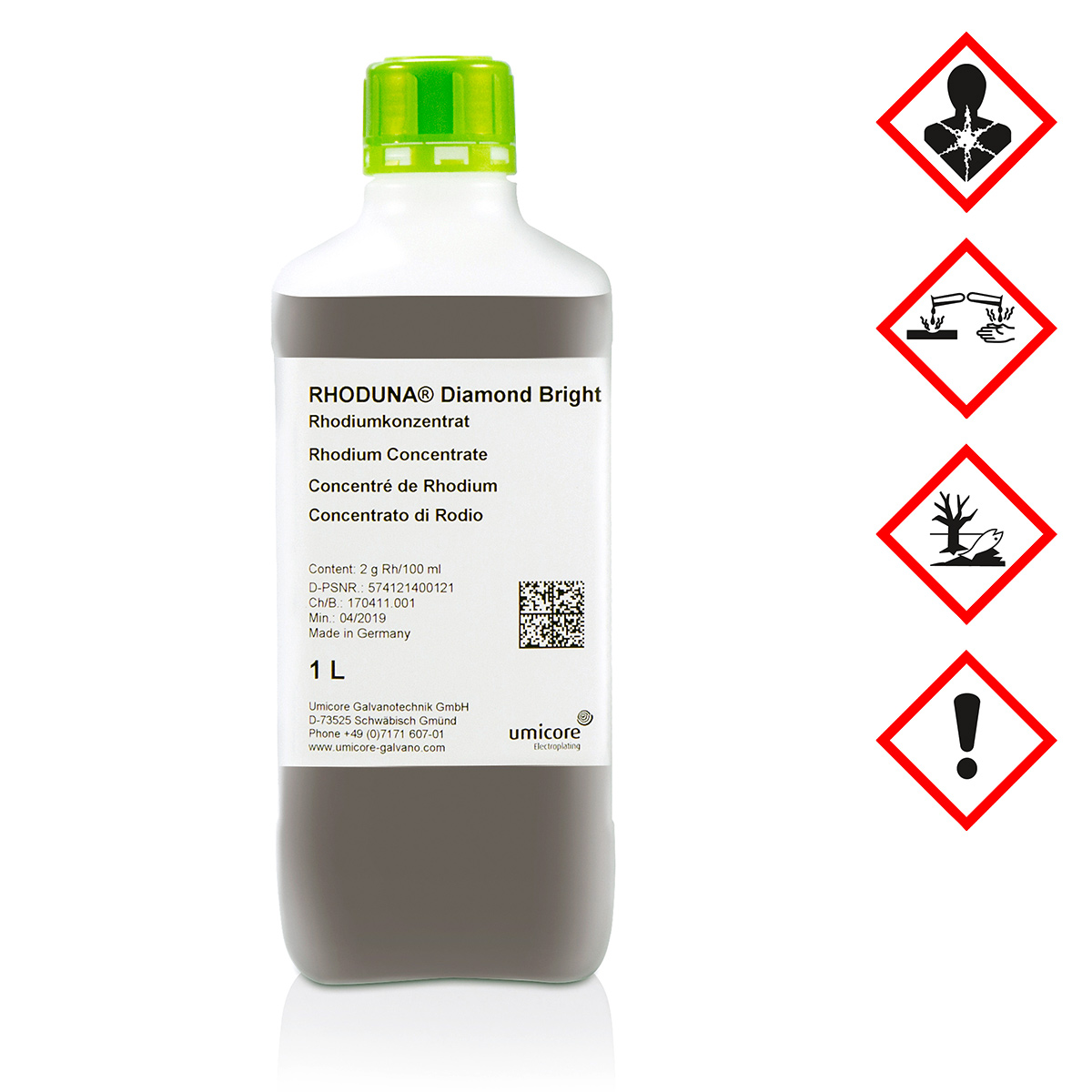 Rhodiumbad Rhoduna Diamond bright Rhodiumbad Rhoduna Diamond bright