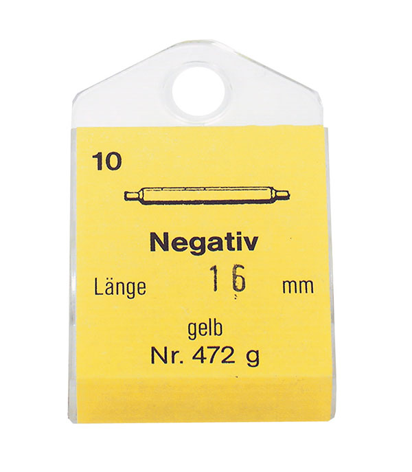 Federstege gelb negativ