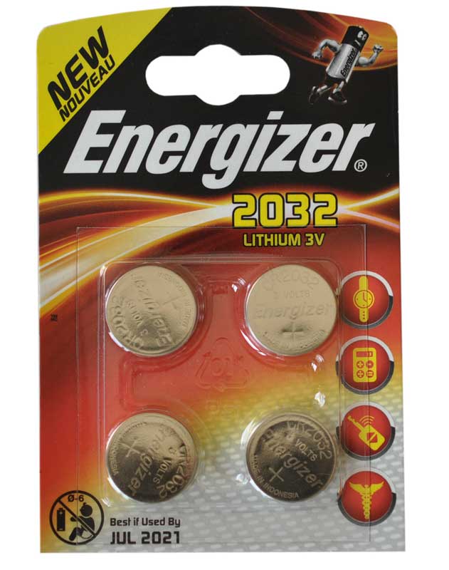 Energizer Lithiumbatterien CR2032