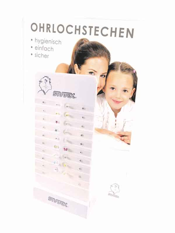 27518_PEG Studex Display Peggy für Erstohrstecker