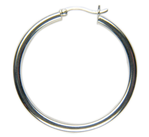 Creolen 40 mm Silber vergoldet, lose